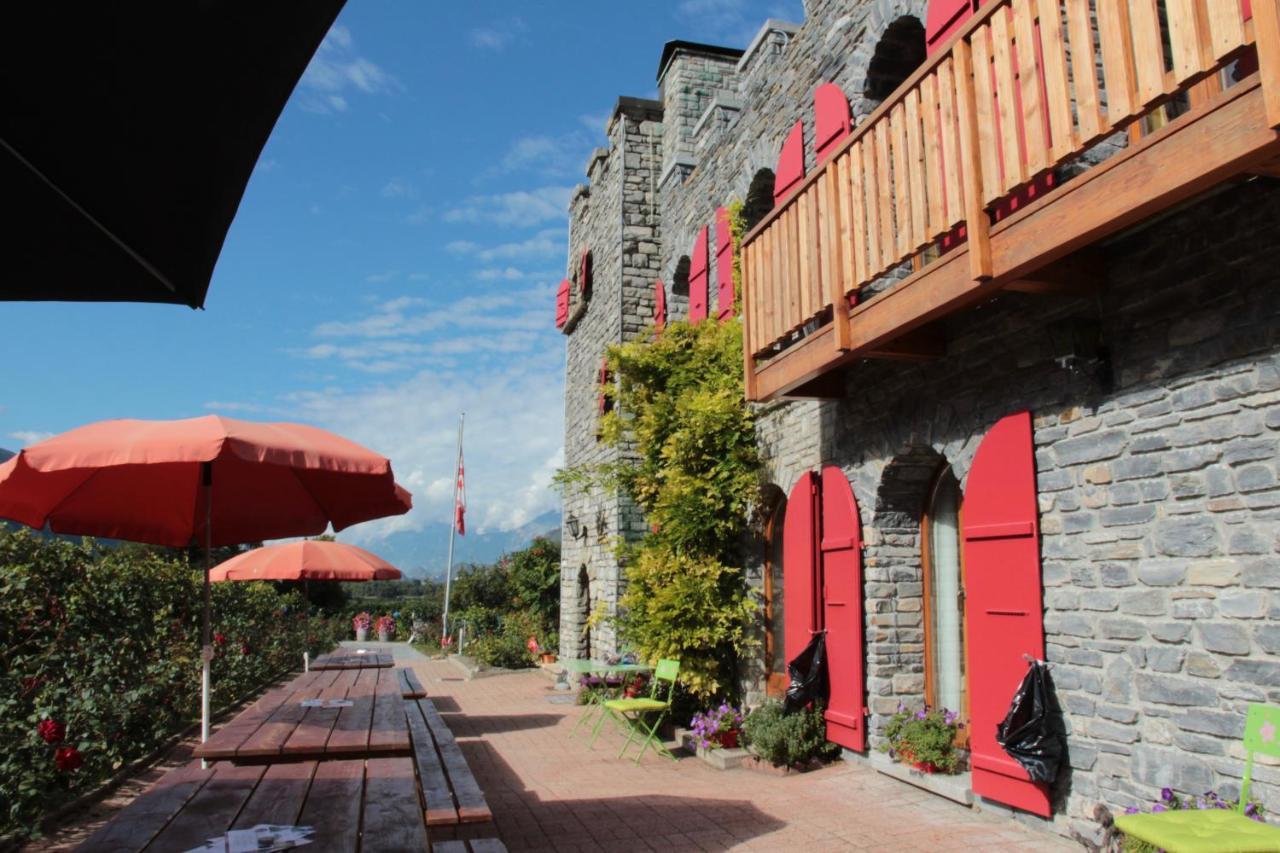 Castel De Daval Acomodação com café da manhã Sierre Exterior foto
