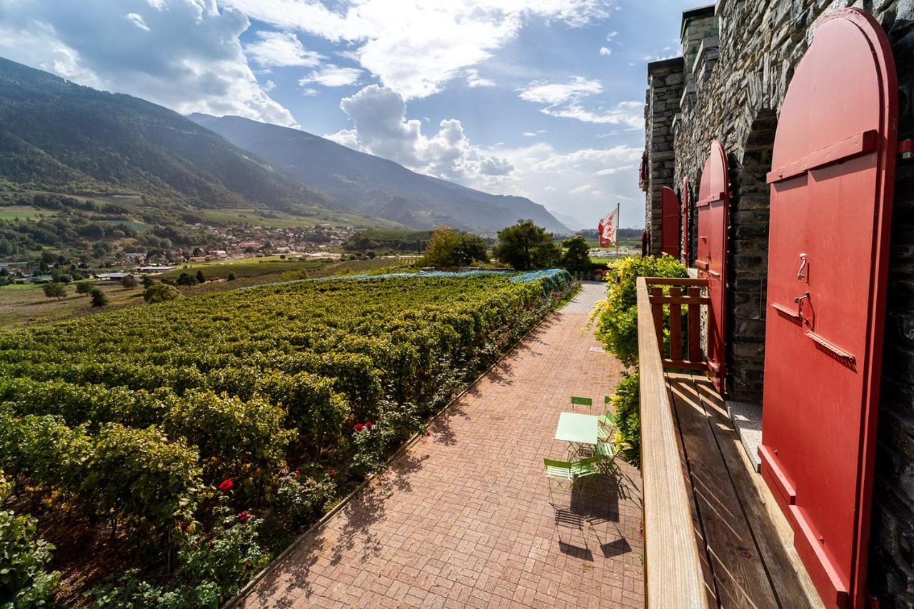 Castel De Daval Acomodação com café da manhã Sierre Exterior foto