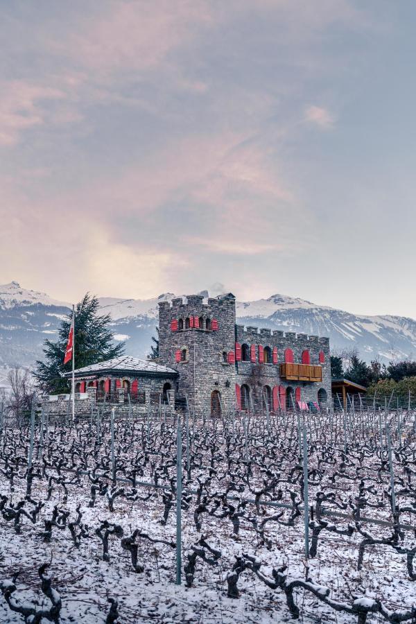 Castel De Daval Acomodação com café da manhã Sierre Exterior foto